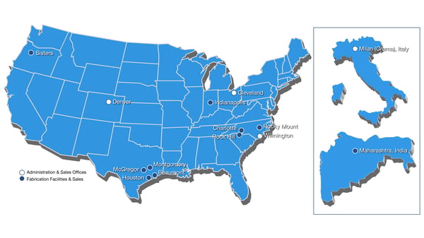 US Locations & Italy-India