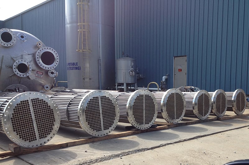 3 - Multiple Heat Exchangers Being Fabricated