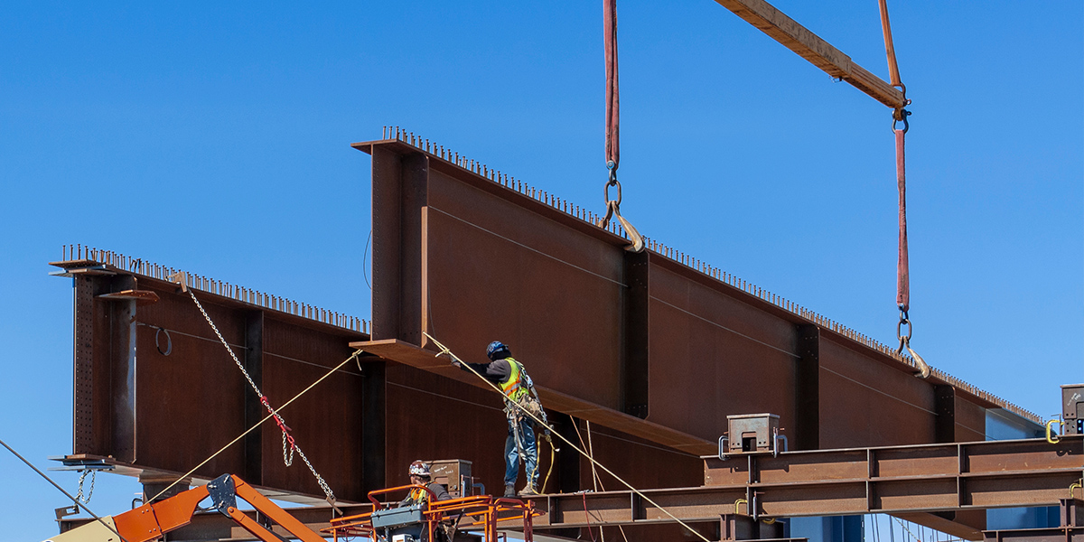 Custom Industrial Fabrication - Steel Beams - Girders - Skids - Infrastructure - Large Diameter Pipe - Drain Piping - AWS Certified Welders